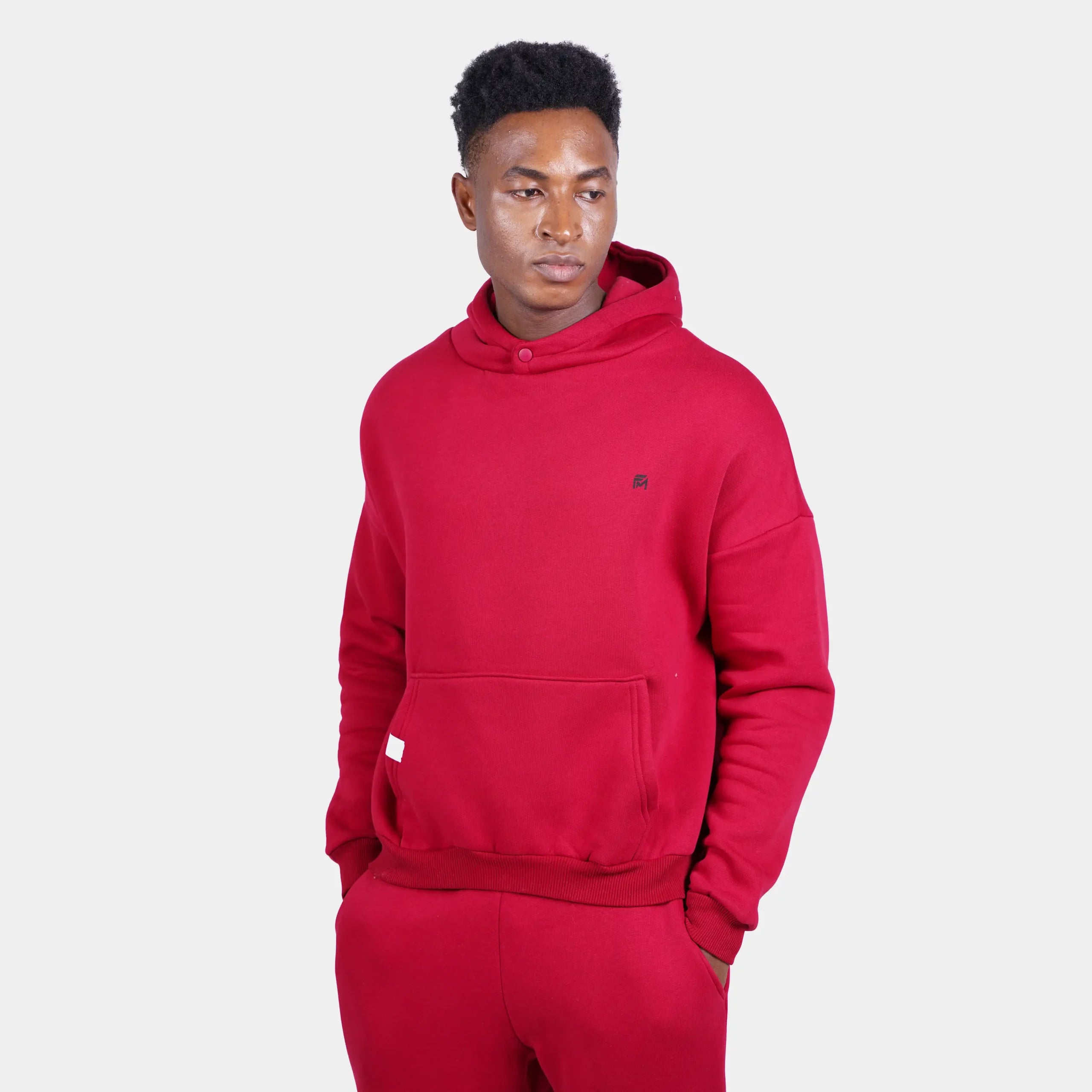 Relaxed Fit Cotton Fleece Hoodie