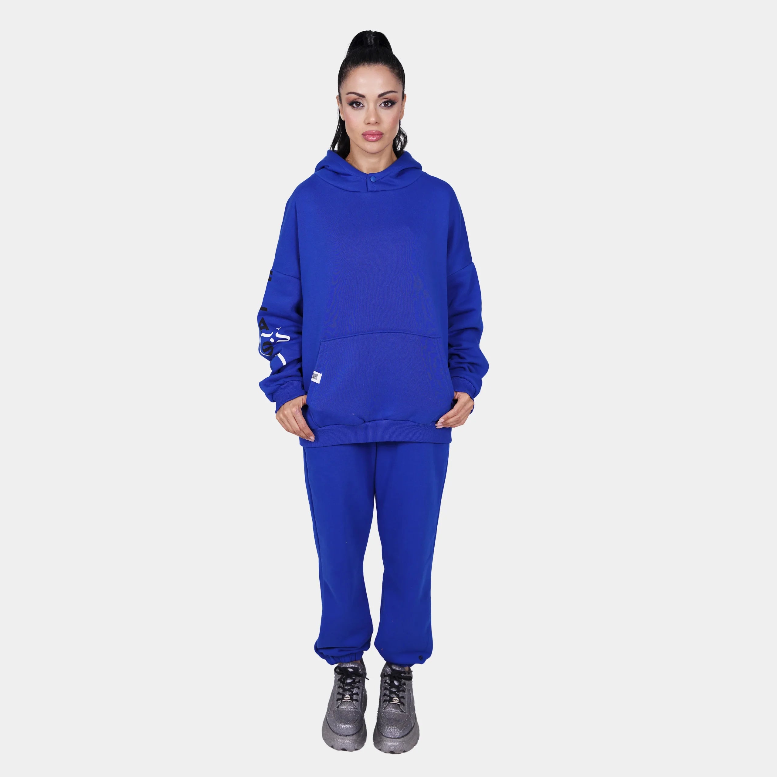 Relaxed Fit Cotton Fleece Hoodie & Sweatpant Set