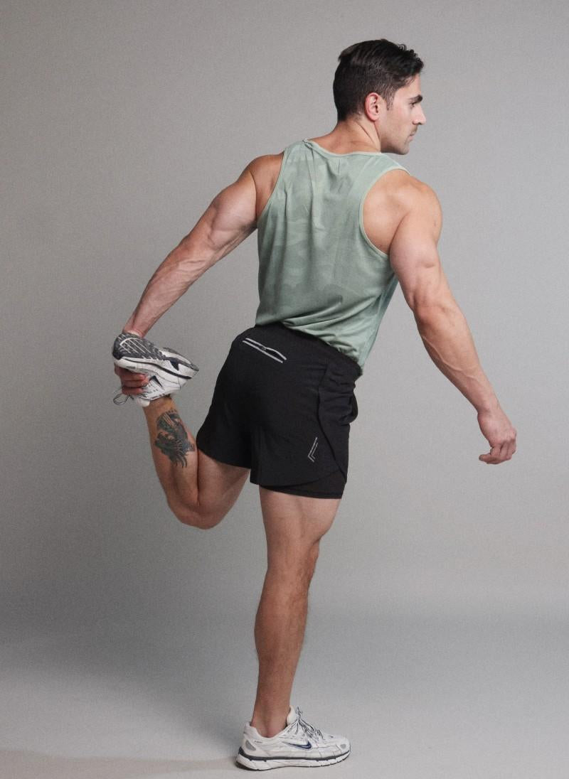 Running Shorts With Built-In Compression Tights - Flashmob Nation