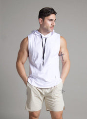 Sculpt Sleeveless Hooded Top - Flashmob Nation