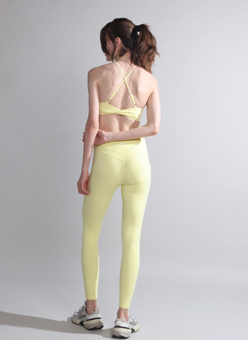 Yellow Ribbed Seamless Set - Flashmob Nation