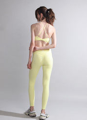 Yellow Ribbed Seamless Set - Flashmob Nation