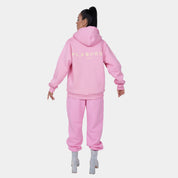 Relaxed Fit Cotton Fleece Hooded Jacket & Sweatpant Set