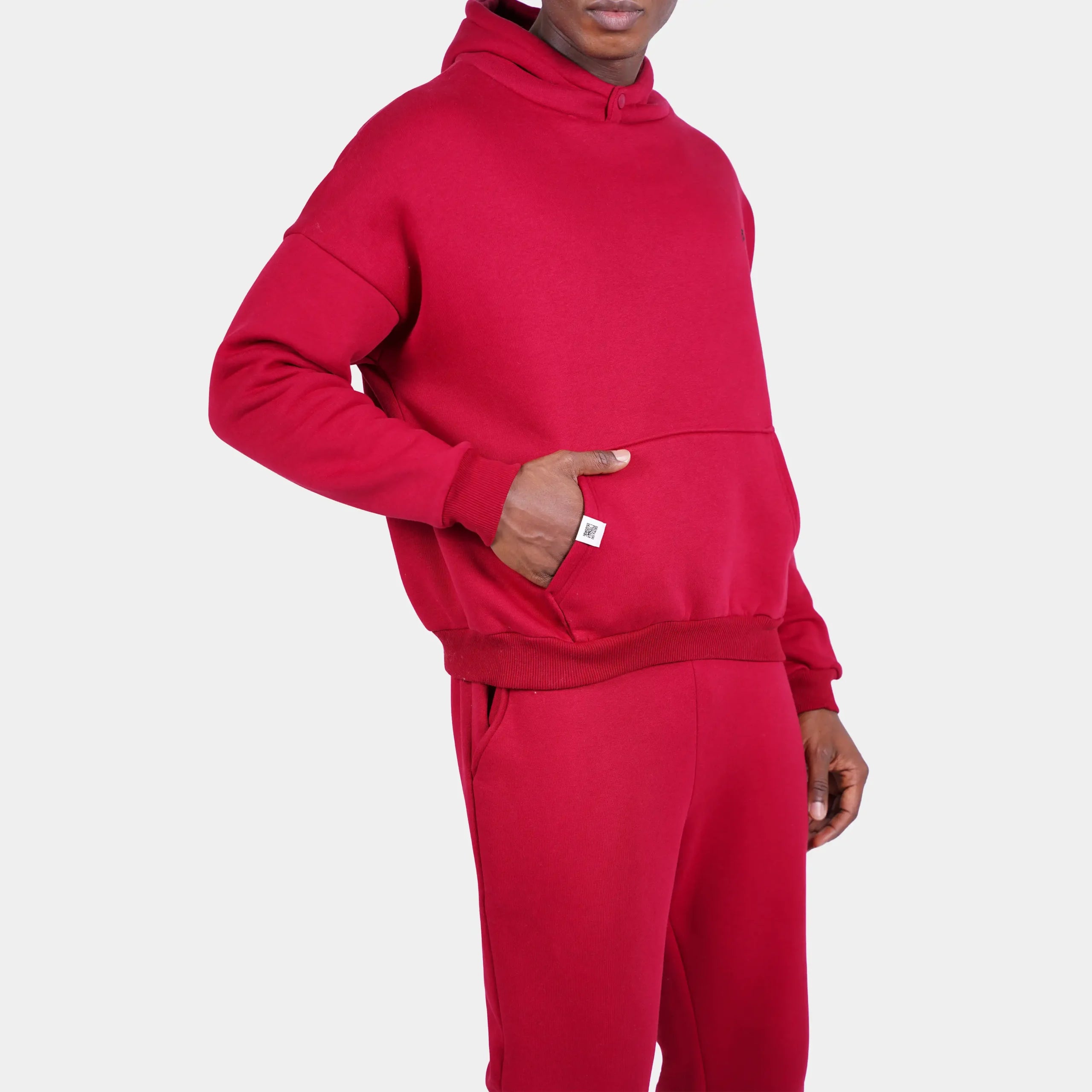 Relaxed Fit Cotton Fleece Hoodie