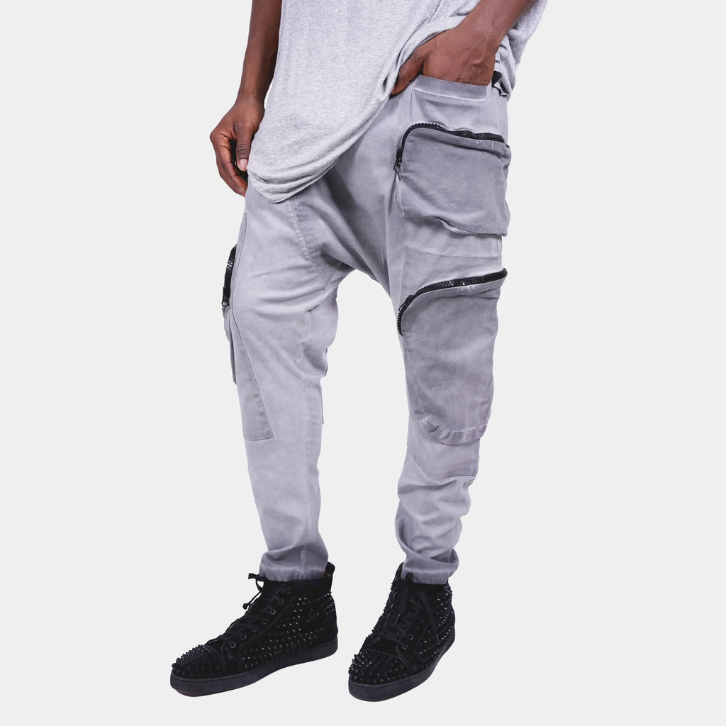 Acid Wash Light Grey Pant