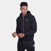 Relaxed Fit Cotton Fleece Hooded Jacket & Sweatpant Set