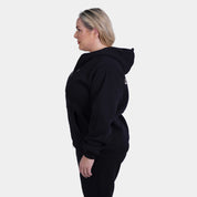 Relaxed Fit Cotton Fleece Hooded Jacket & Sweatpant Set - Plus Size