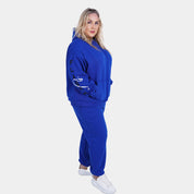 Relaxed Fit Cotton Fleece Hoodie - Plus Size