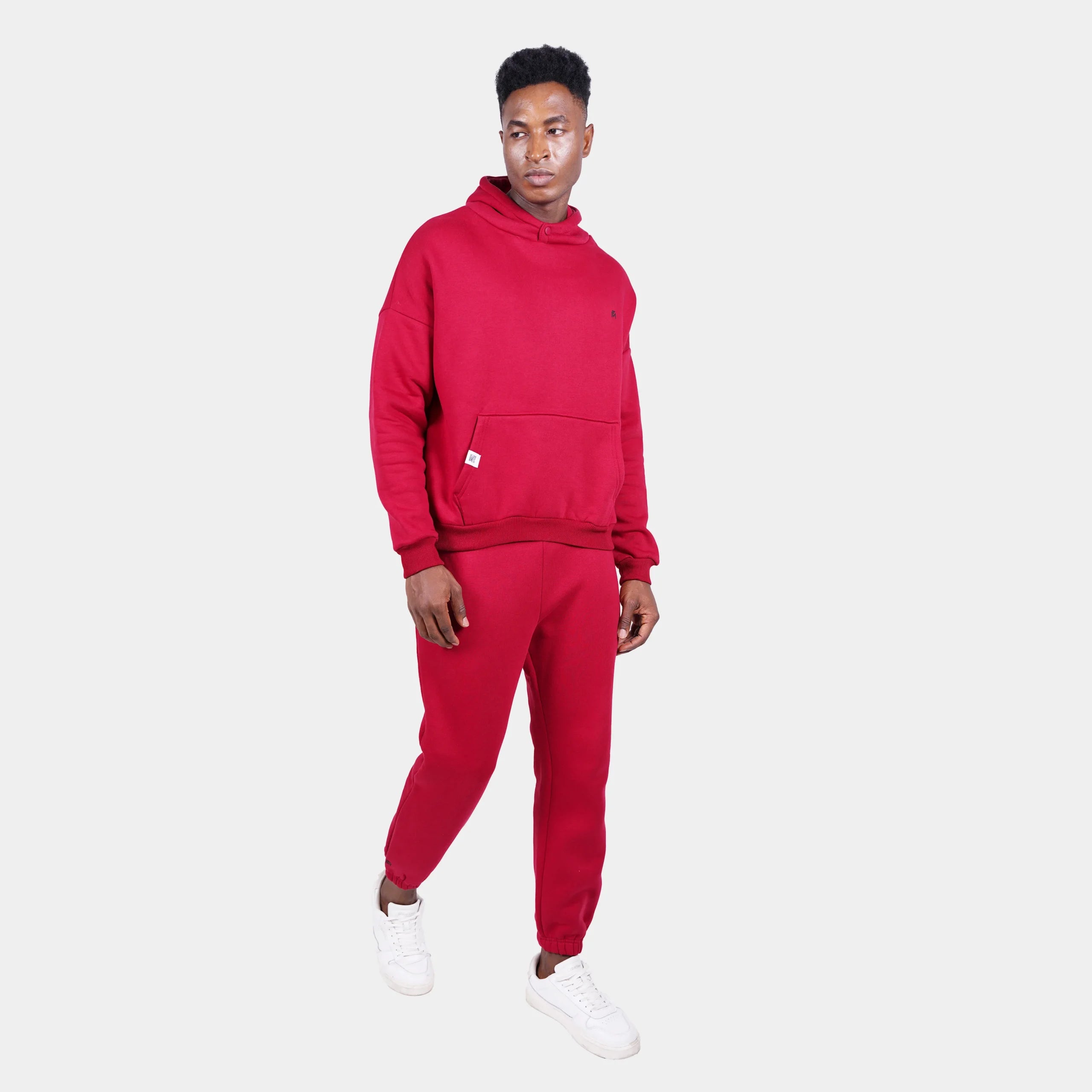 Relaxed Fit Cotton Fleece Hoodie & Sweatpant Set