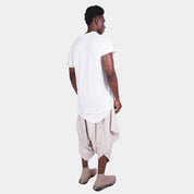 White Longline T-Shirt