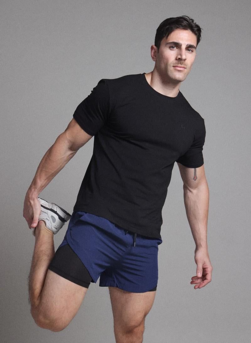 Running Shorts With Built-In Compression Tights - Flashmob Nation