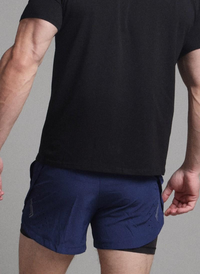 Running Shorts With Built-In Compression Tights - Flashmob Nation