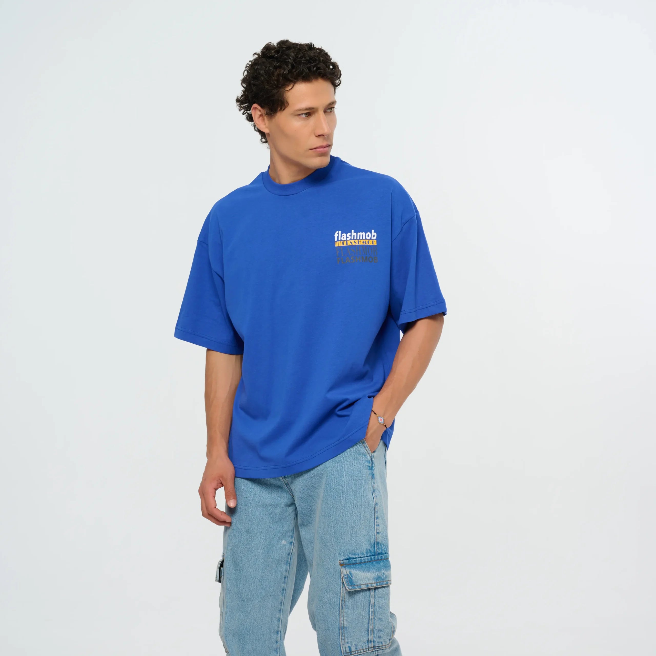 7.Graphic-Text-Printed-Oversized-Blue-T-Shirt-scaled.webp