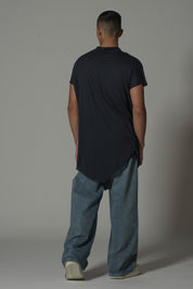 Blue Longline T-Shirt