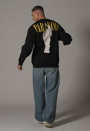 Comfort Fit Sweatshirt With Paranoia Effect