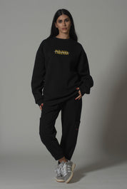 Comfort Fit Sweatshirt With Paranoia Effect