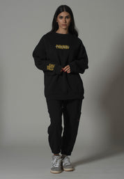 Comfort Fit Sweatshirt With Paranoia Effect