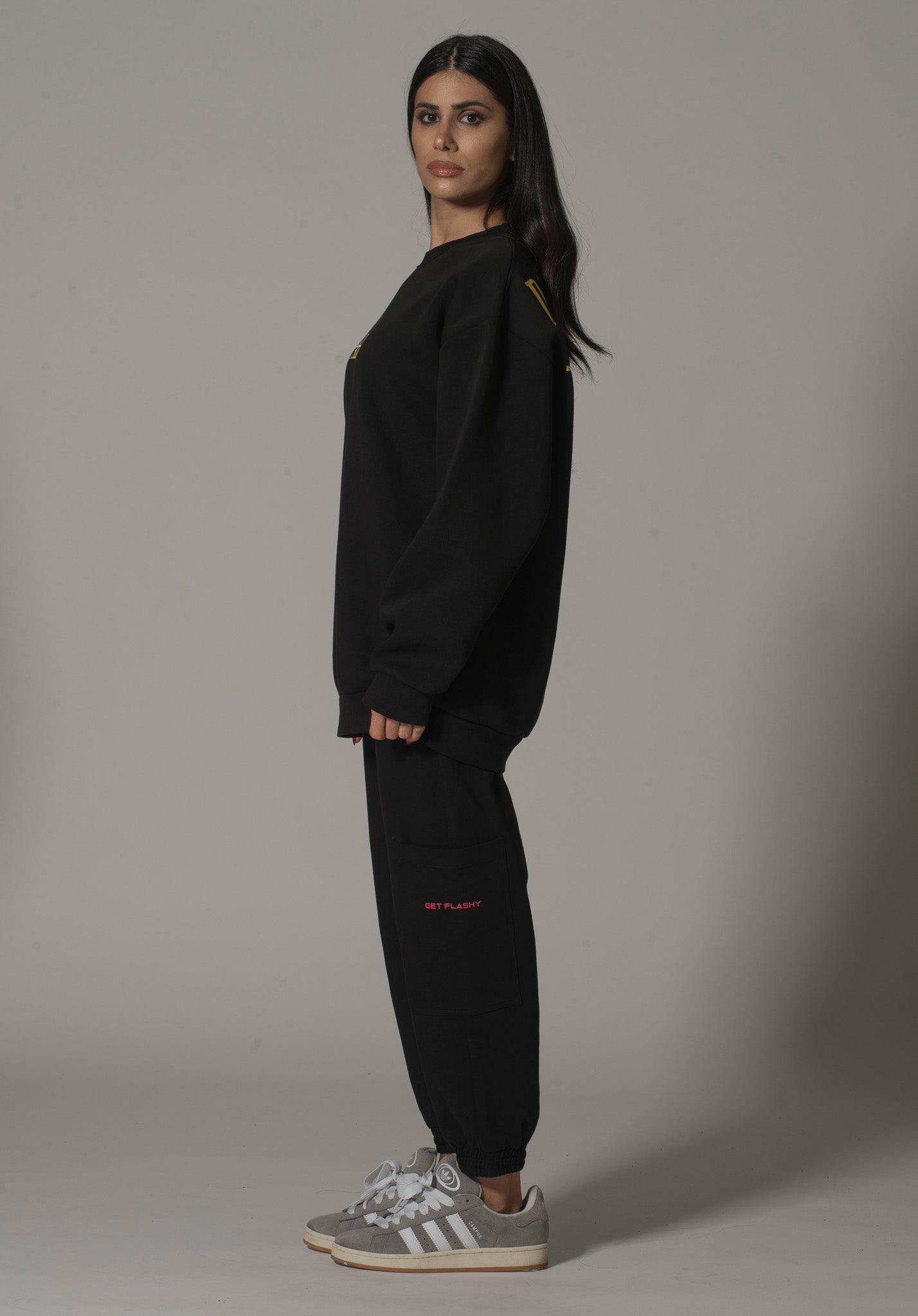 Comfort Fit Sweatshirt With Paranoia Effect