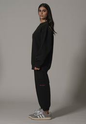 Comfort Fit Sweatshirt With Paranoia Effect