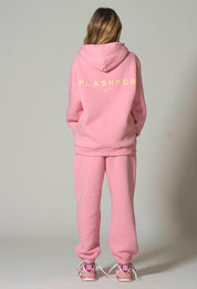 Oversized Pink Hoodie F