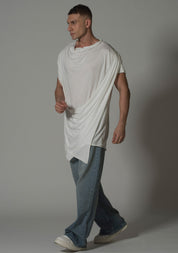 White Longline T-Shirt