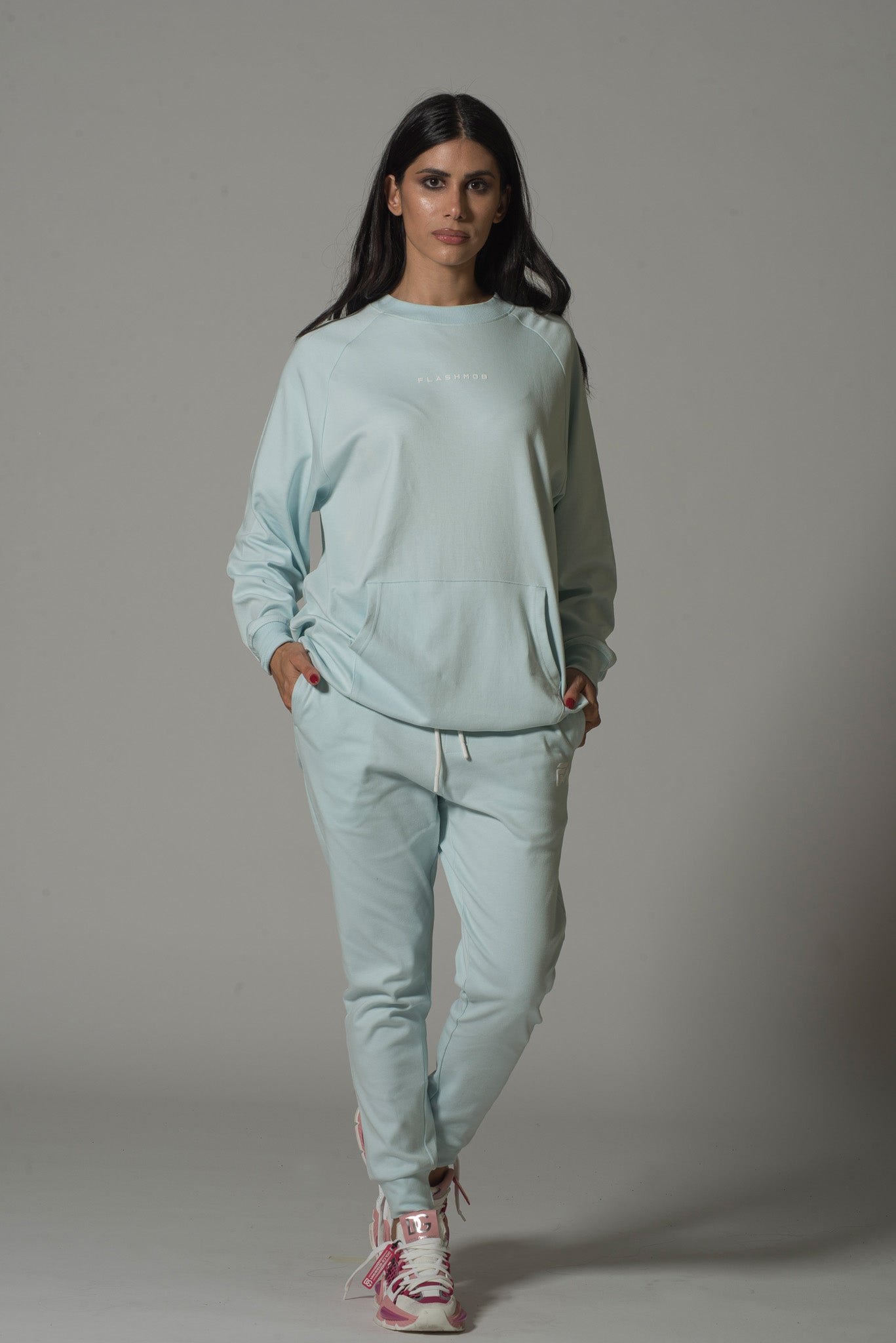 Light Blue Travel Sweat Set