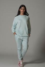 Light Blue Travel Sweat Set