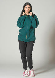 Oversized Dark Green Hoodie F