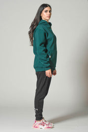 Oversized Dark Green Hoodie F