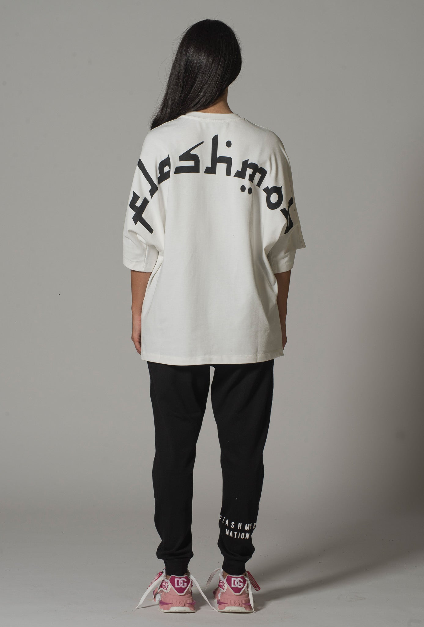 Limited Edition Mashallah Arabic Text Printed Oversized T-Shirt