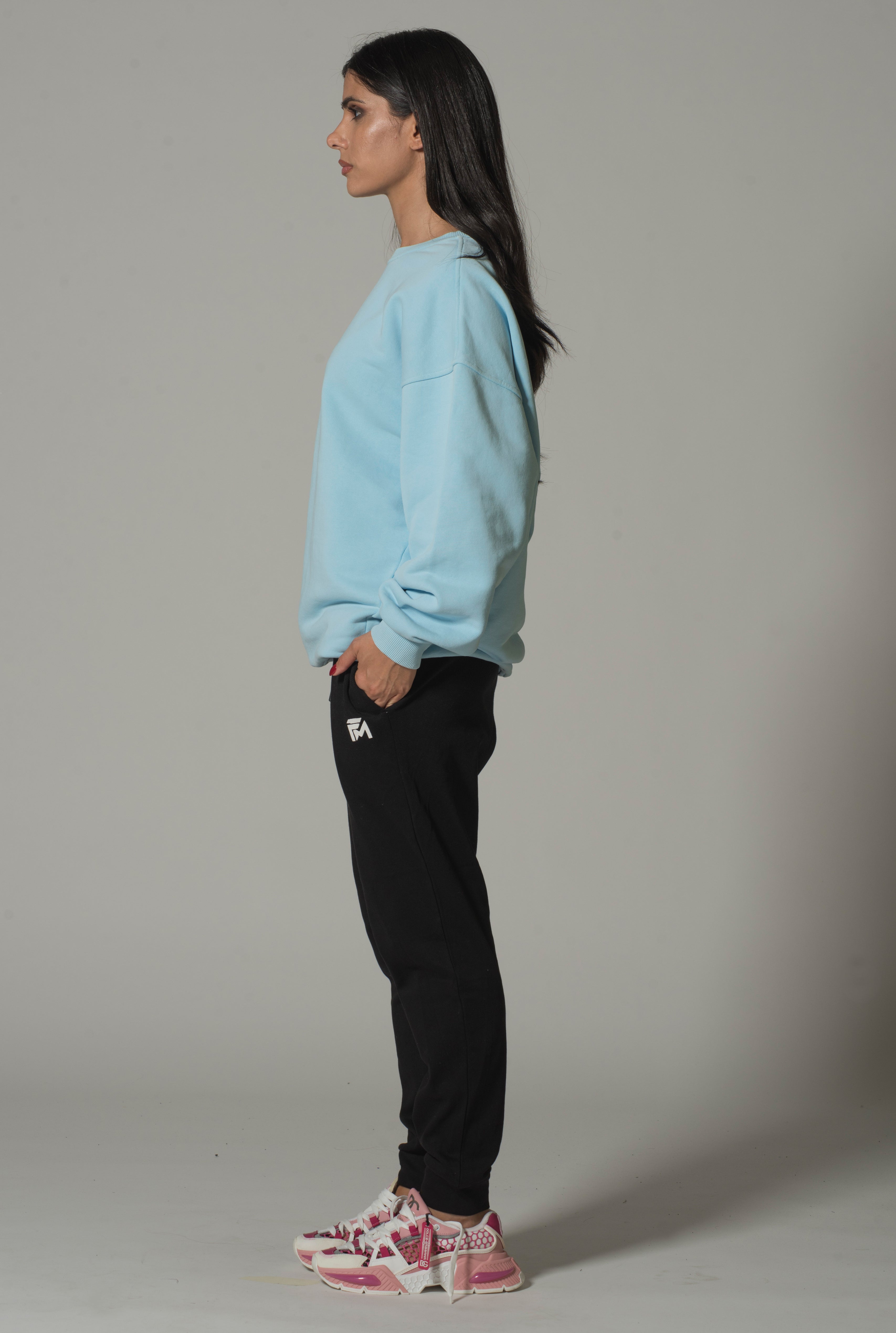 Basic Light Blue Sweatshirt