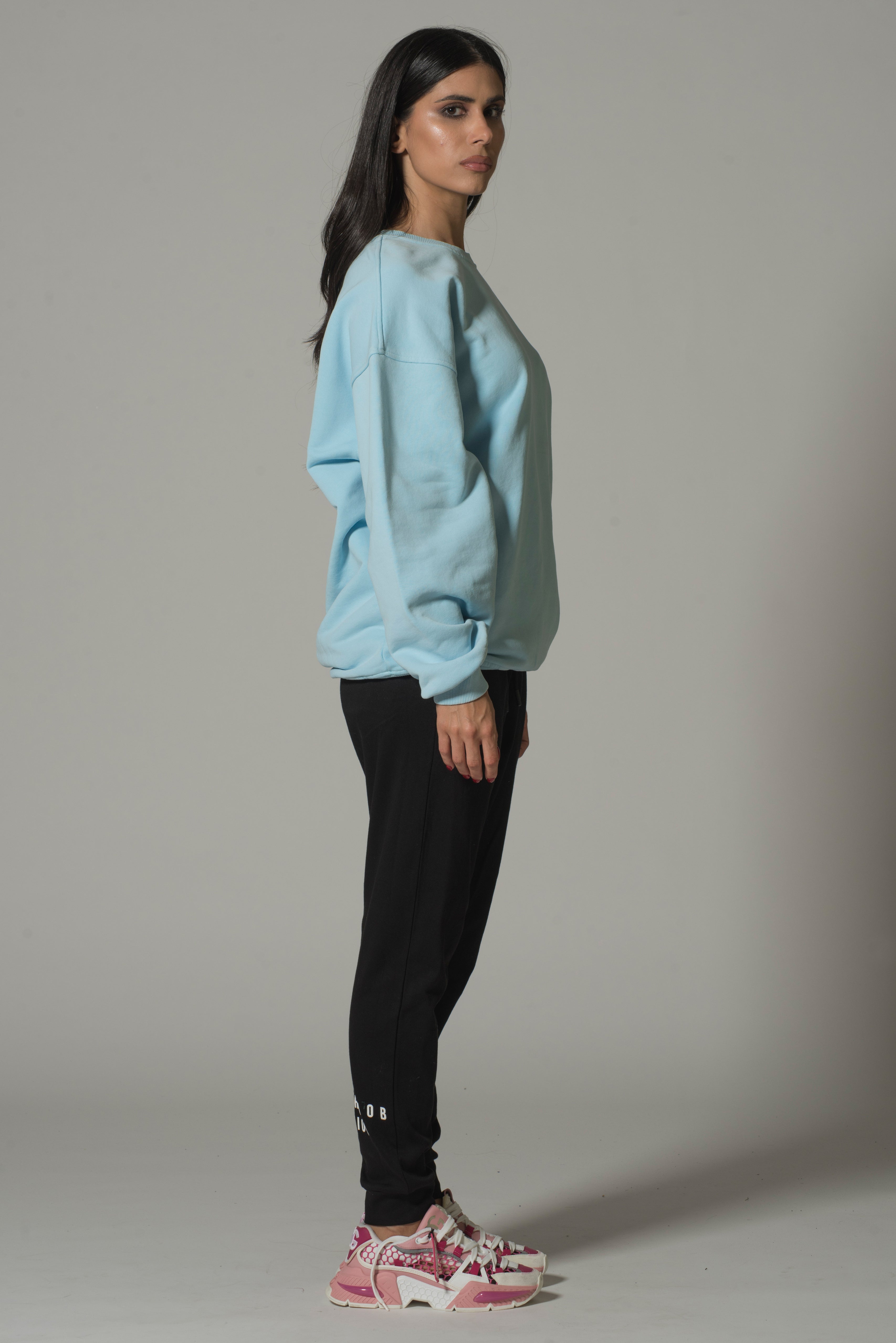 Basic Light Blue Sweatshirt