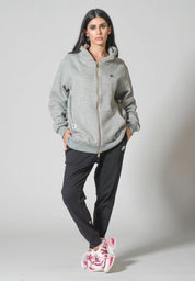 Oversized Grey Hoodie F