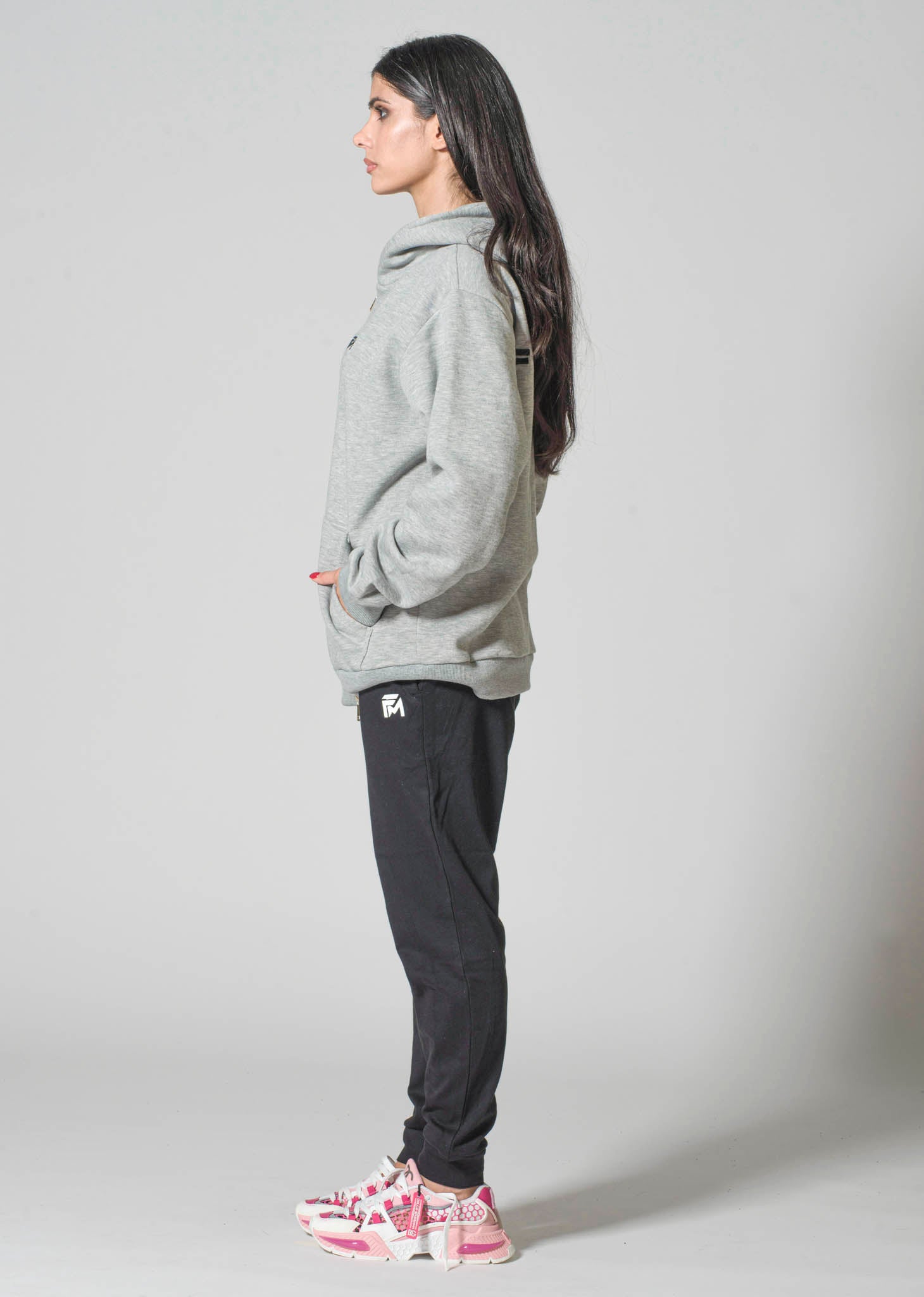 Oversized Grey Hoodie F