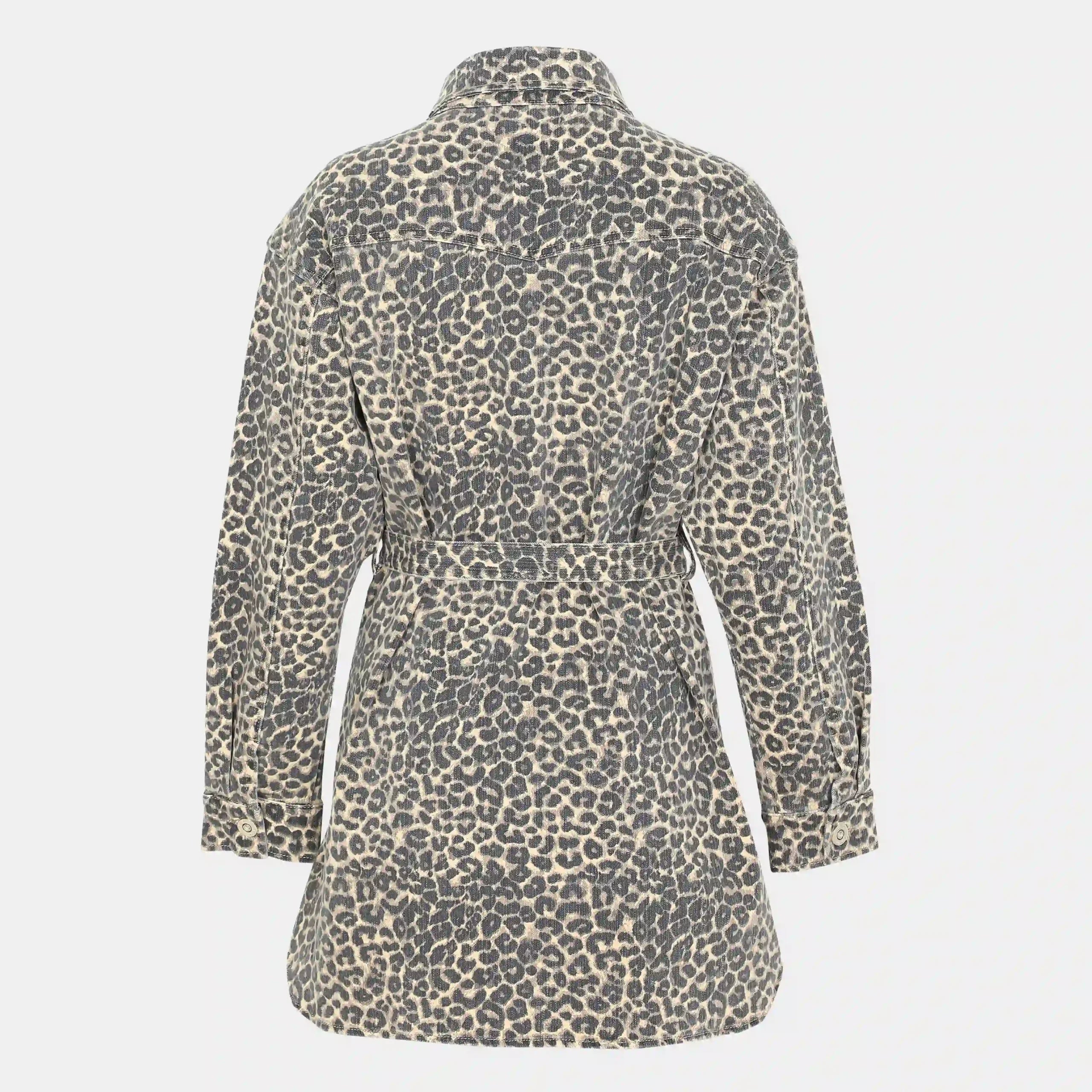 Animal Print Long Jacket