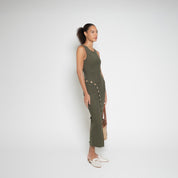 FM Buttoned Maxi Dress