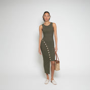 FM Buttoned Maxi Dress