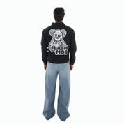 Flashmob Nation women’s teddy denim jacket – back view