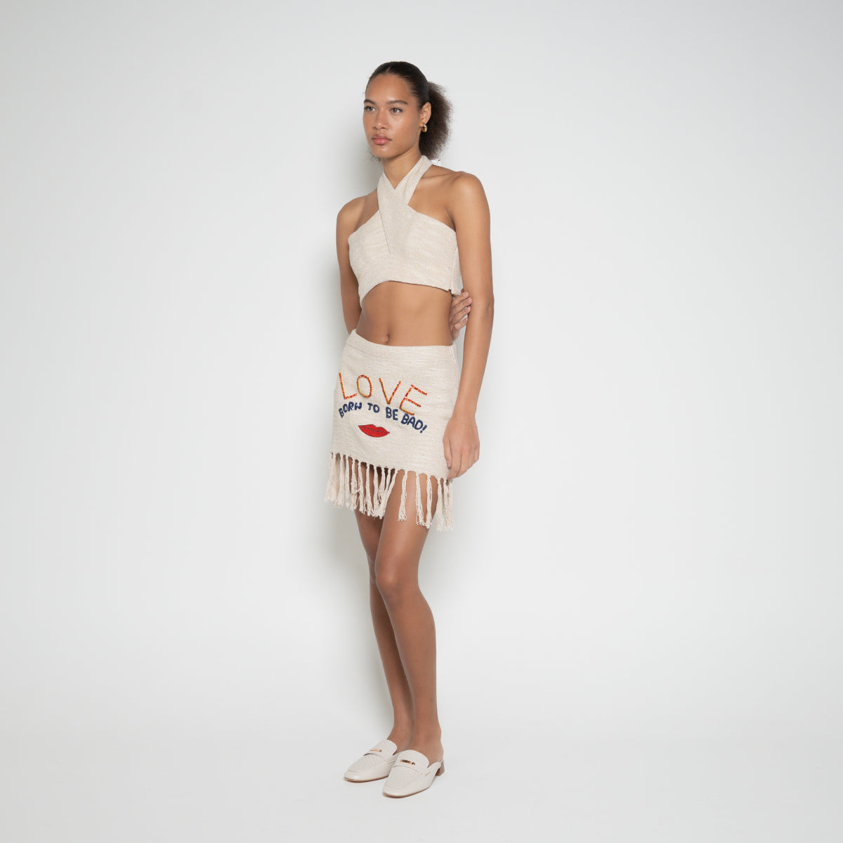 Halter Neck Cropped Top