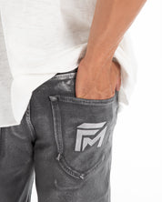 Metallic Silver Flashmob Jeans