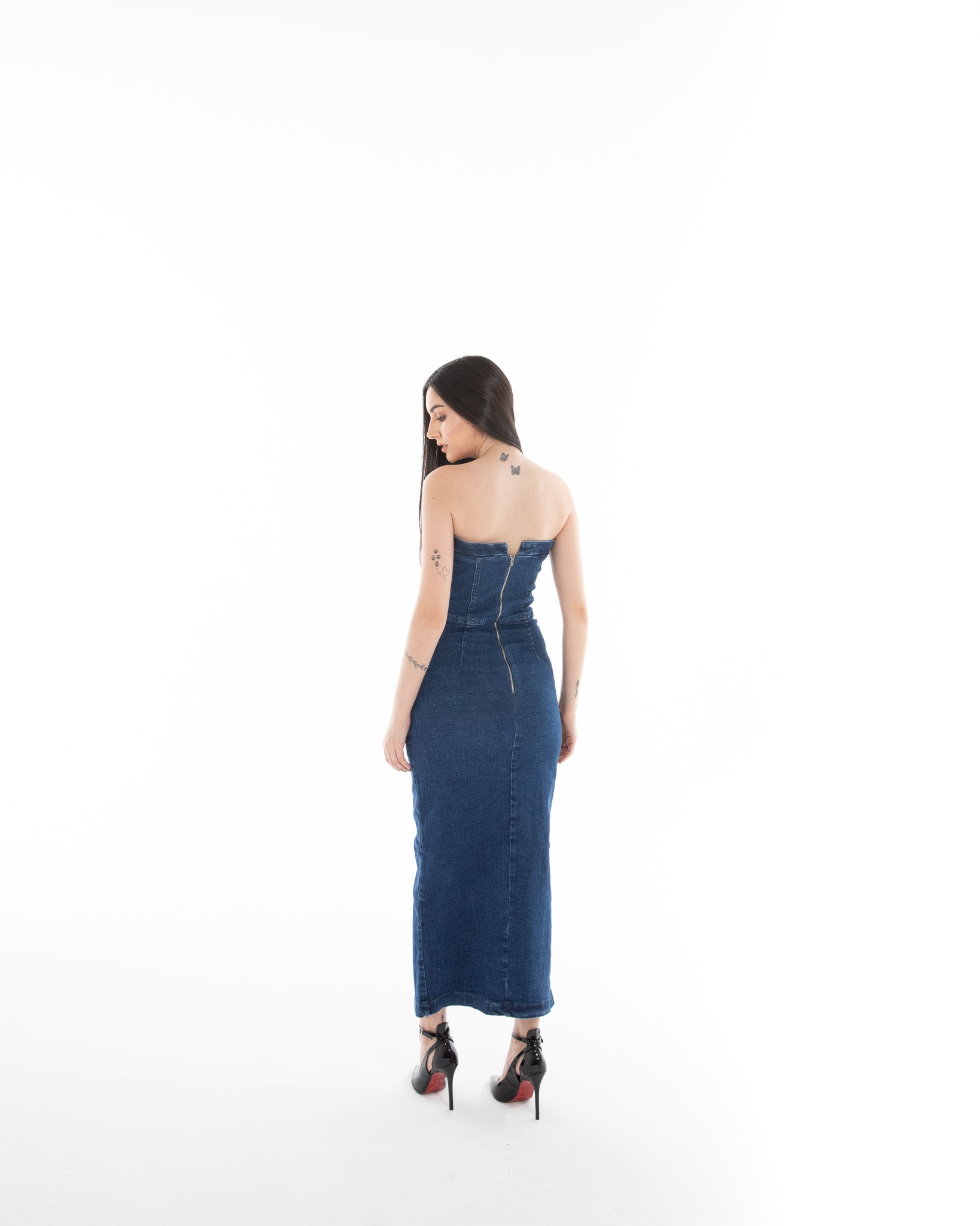 Denim Midi Dress