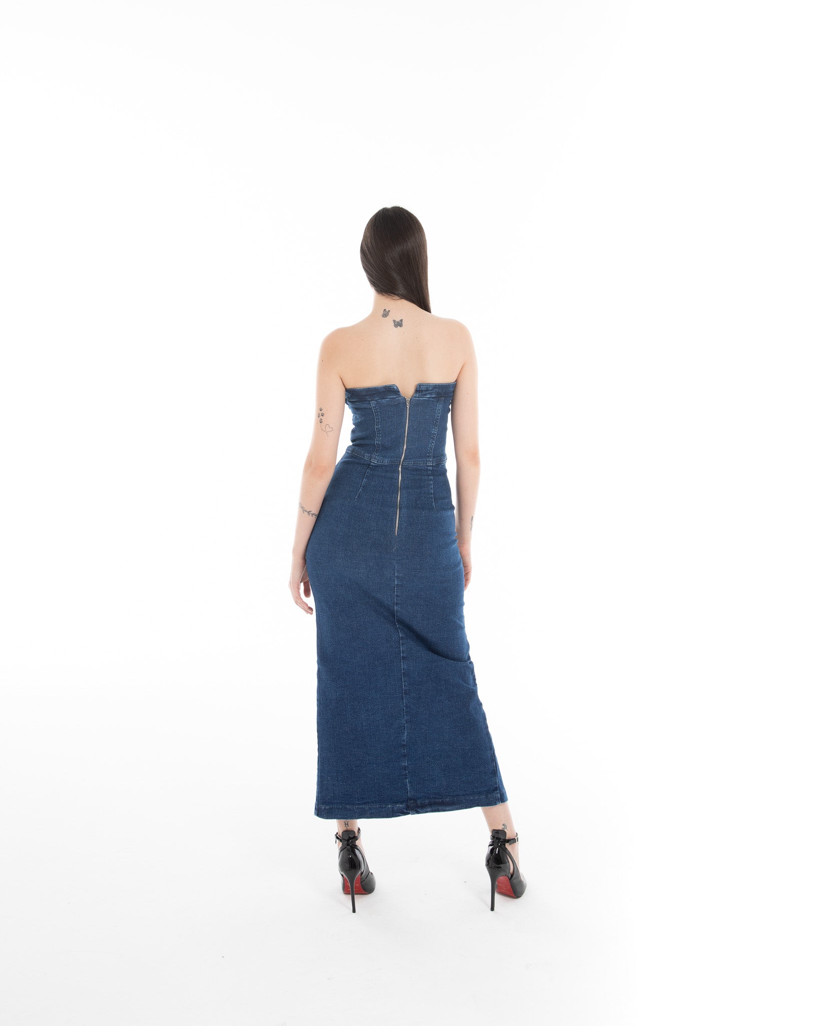 Denim Midi Dress