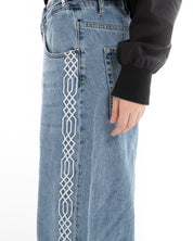 Embroidery Jeans