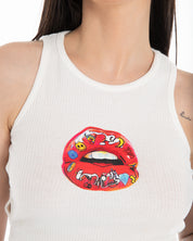 Lips Print Top