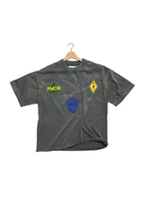 Football Crest Graphic T-Shirt Grey - Men's Casual Streetwear