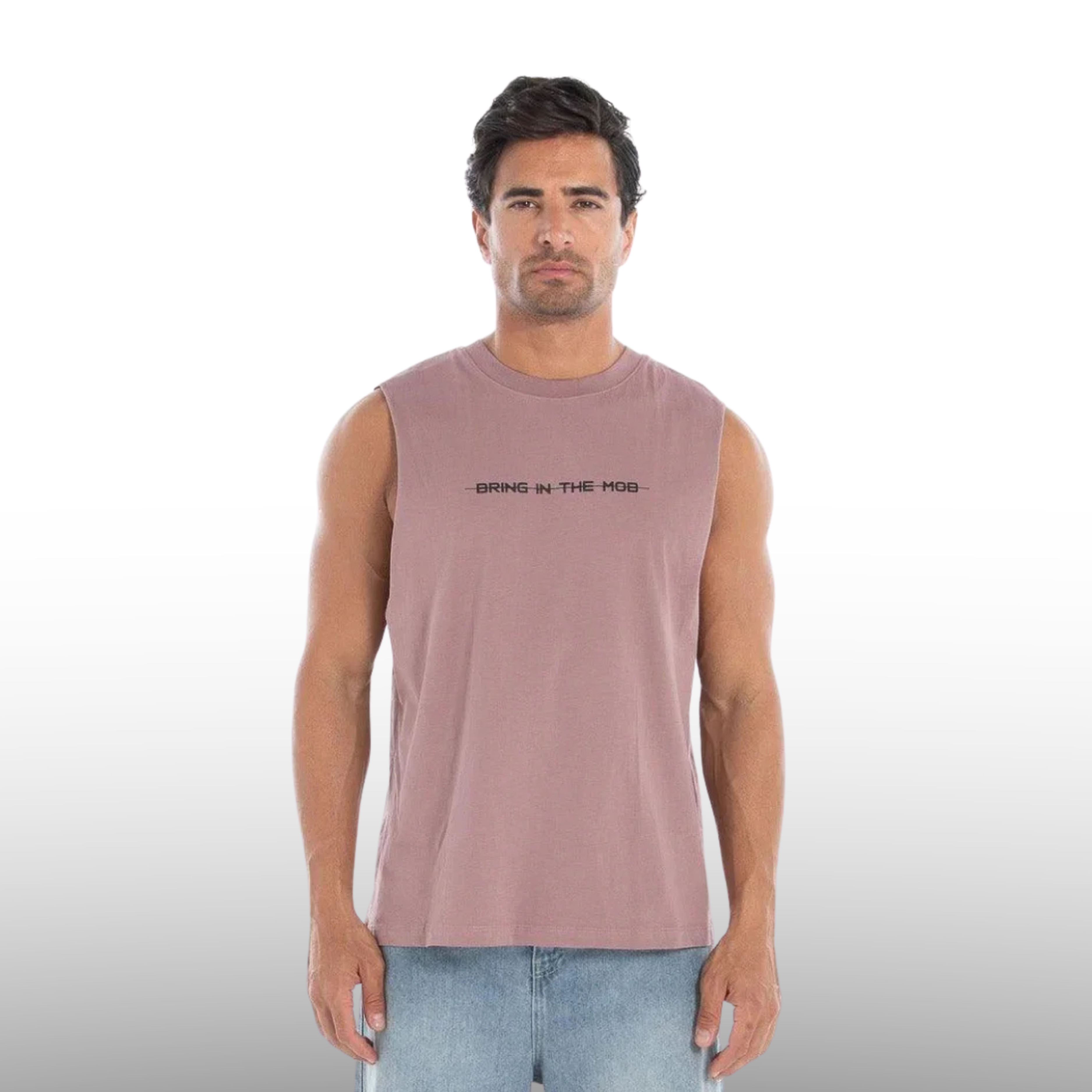 Mens“Bring In The Mob” Graphic Tank Top