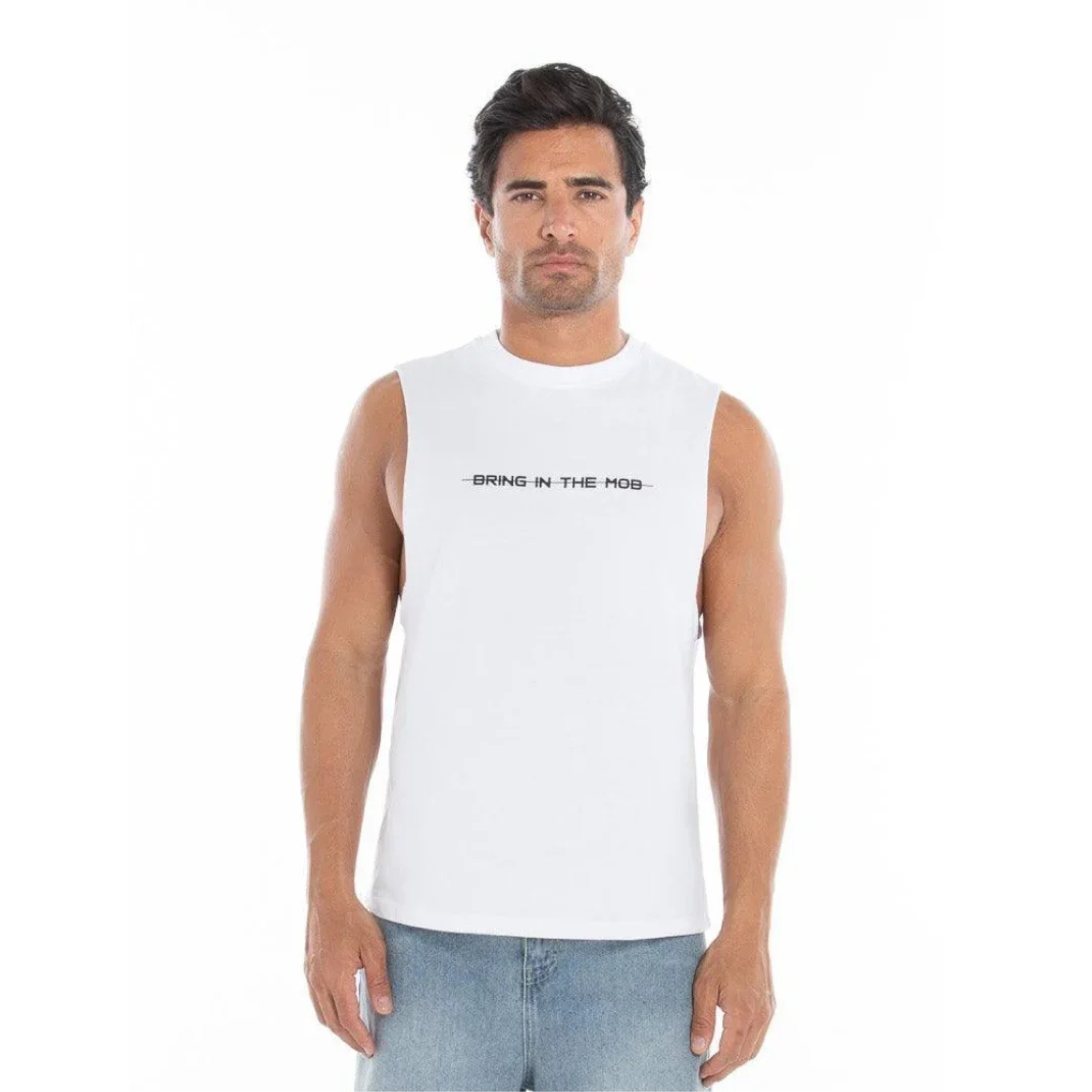 Mens“Bring In The Mob” Graphic Tank Top