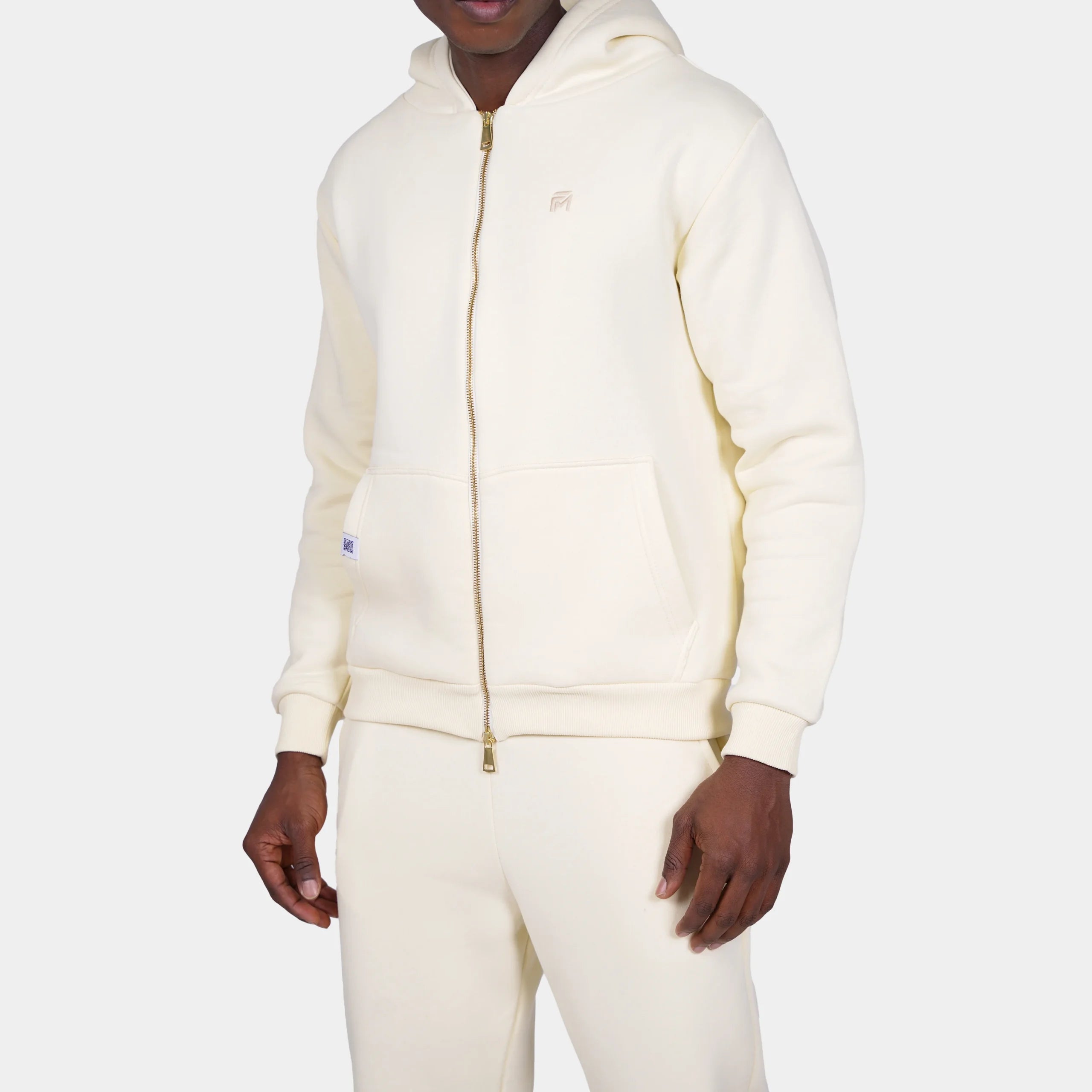 Relaxed Fit Cotton Fleece Hooded Jacket