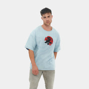 The Oversized Denim T-shirt