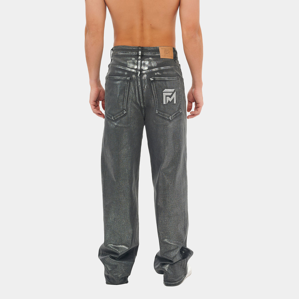 Metallic Silver Flashmob Jeans